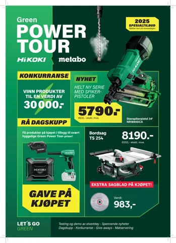 Green Power Tour 2025 - Tilbudsbrosjyre