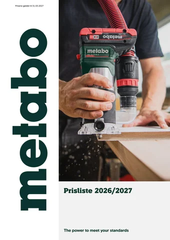 Metabo Maskinkatalog 2026/2027