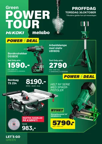 Proffdag - Green Power Tour - SG Handel