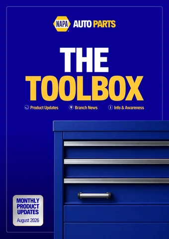 NAPA Auto Parts - The Toolbox - August 2026
