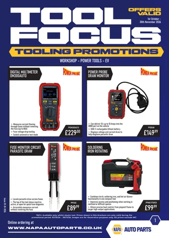 NAPA Auto Parts: Tool Focus