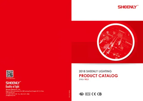 2018 Sheenly Product 灯饰目录 V3.3