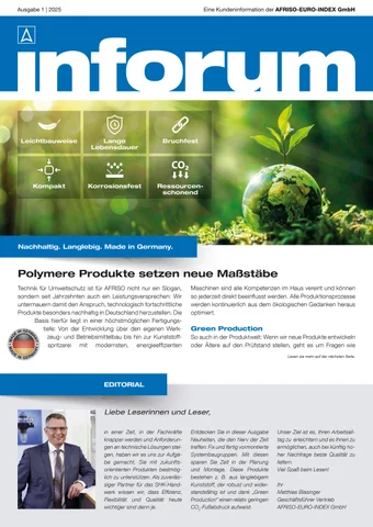 AFRISO Inforum 2025 Ausgabe 1