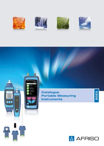 AFRISO 家具目录 Portable Mesuring Instruments