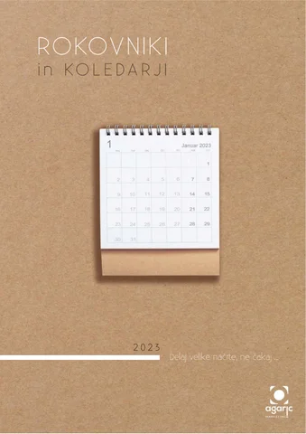 Rokovniki in koledarji 2022
