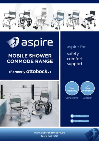 Aspire Shower Commode