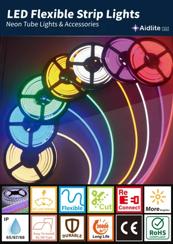 Aidlite 灯饰目录 · LED Neon Tube 灯带 -