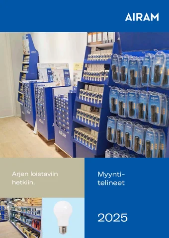 Airam Myyntitelineet 2025