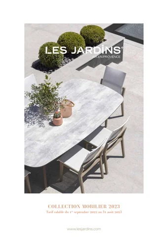 Alaire (Exolaire Lda) Les Jardins Mobilier | 家具目录 × Pricelist 2023