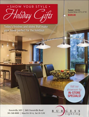 Alex Mead 灯饰目录 · Burgess holiday gifts