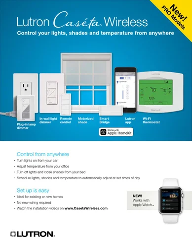 Lutron Caseta 灯饰手册
