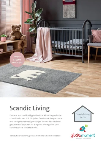 Glücksmoment Kindermöbel 家具目录 · Scandic Living by