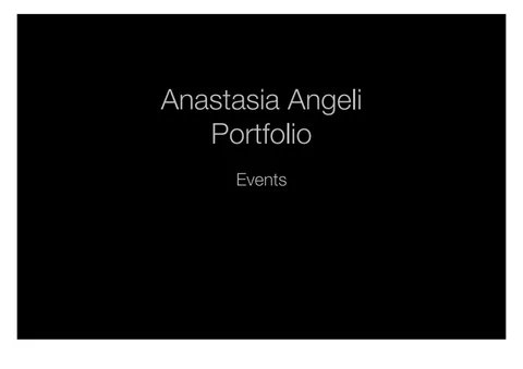 Photo Portfolio - Anastasia Angeli 2020