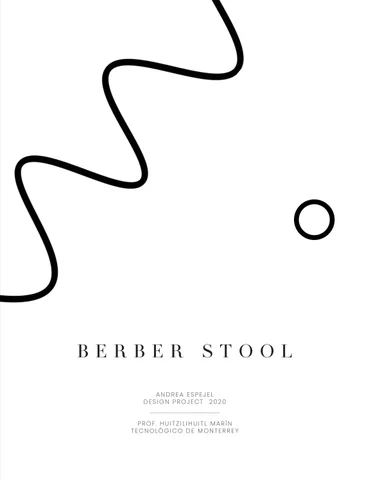 Andrea Espejel 家具目录 · BERBER 凳 DESIGN