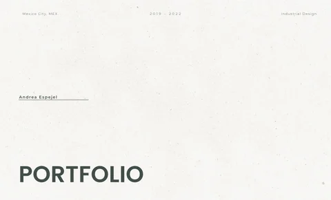 My portfolio - Andrea Espejel