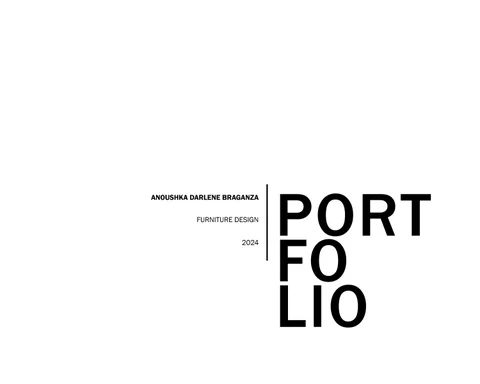 PORTFOLIO- 家具 Design