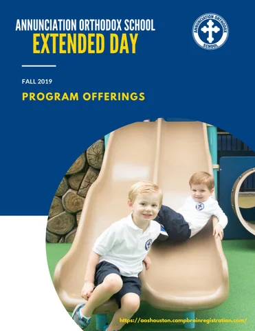 AOS Extended Day Fall 2019 Program Offerings