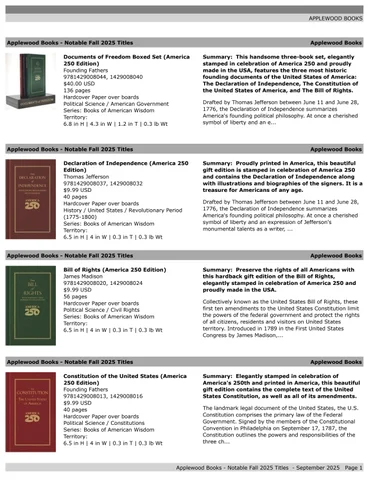 Applewood Books - Notable Titles - Fall 2025