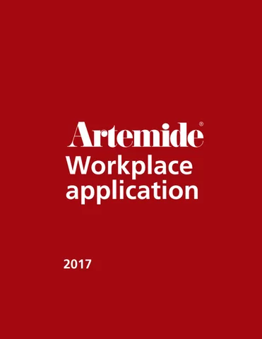 Artemide - Workplace application 灯饰手册 - 2017