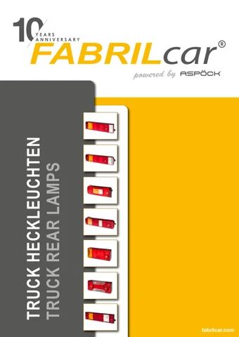Fabrilcar I Truck Heckleuchten I Truck Rear Lamps