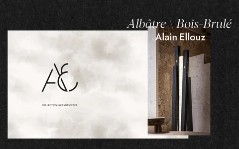 雪花石 × BURNT 实木 灯饰目录 BY ATELIER ALAIN ELLOUZ