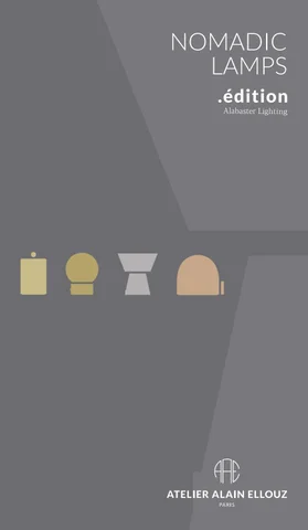 Alain Ellouz Paris 灯饰目录 · AAE - 版 NOMADIC LAMPS - 英文