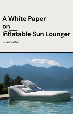 RCYOU 家具目录 · A White Paper on Inflatable Sun Lounger