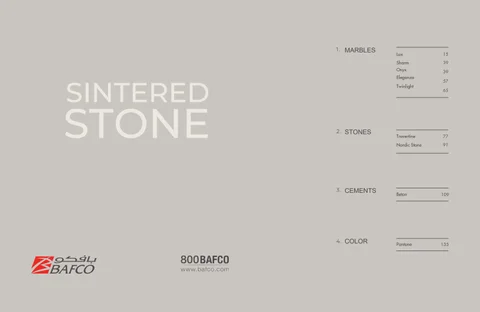 BAFCO 家具目录 · 1200x2800x6MM Sintered Stone by