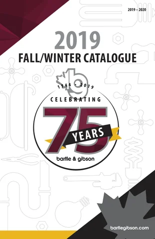 2019-2020 Bartle × Gibson 75th Anniversary Fall × 冬季 灯饰目录