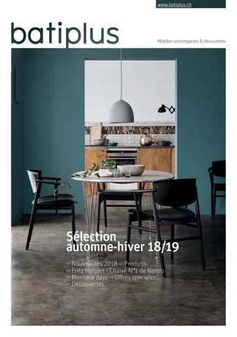 Batiplus | Mobilier Contemporain & Découvertes 家具目录 cocooning 2018