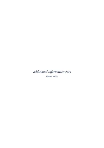 Bedford 教育 Additional Information