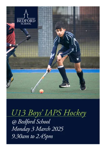 U13 Boys' IAPS Hockey Programme 2025
