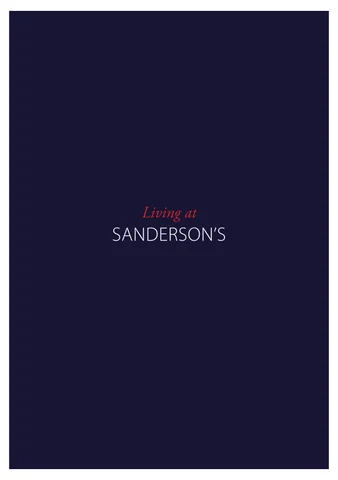 Bedford-School 家具目录 · Sanderson's 家居