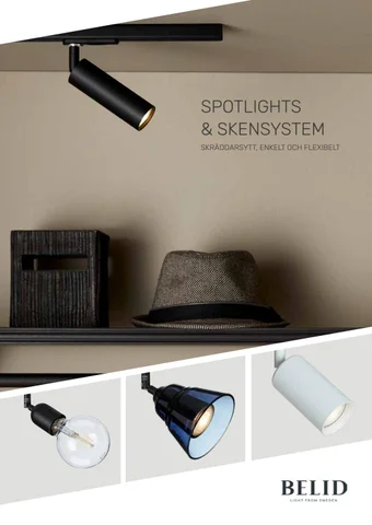 Belid Lighting Group 灯饰目录 · Spotlights × skensystem 2019