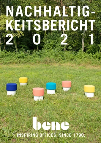 Bene Office 家具目录 · Nachhaltigkeitsbericht 2021