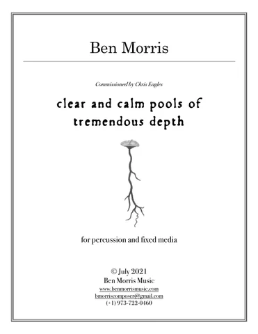 clear and calm pools of tremendous depth ( 全集 Score)