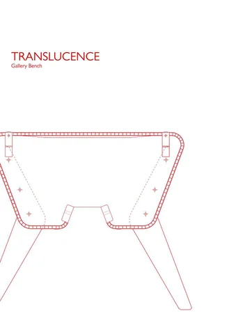 Ben Waddington 家具目录 · TRANSLUCENCE Gallery 长凳