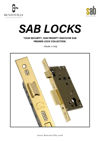 SAB Locks 家具价格表 Made In 意大利 -2024-25