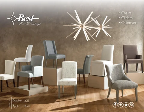 Best Home Furnishings - Chairs × Gliders 家具目录 - Fall 2019