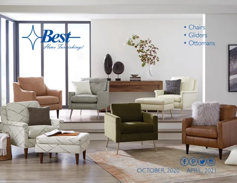 Best Home Furnishings - Chairs × Gliders 家具目录 - Fall 2020