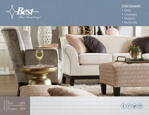 Best Home Furnishings Stationary - 春季 2019 家具目录
