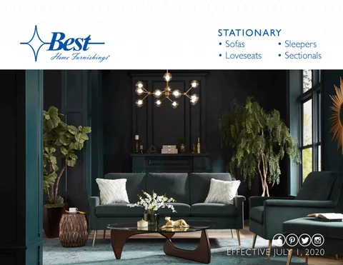 Best Home Furnishings - Stationary 家具目录 - 夏季 2020