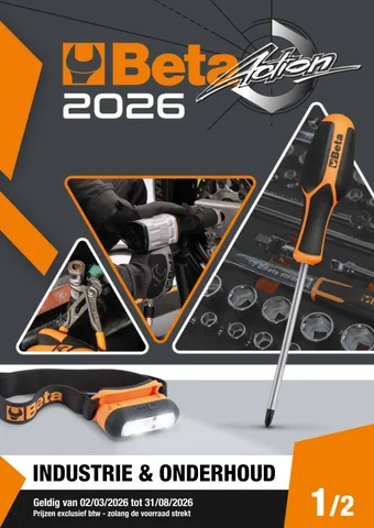 Beta Action Industrie 英文 onderhoud 2026