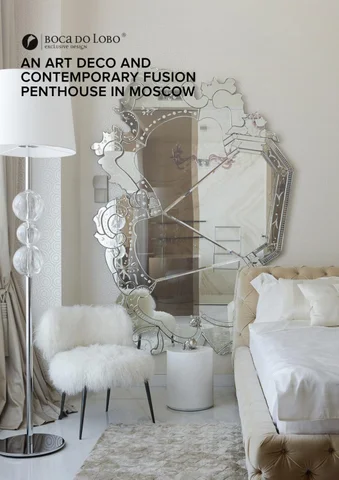 AN ART DECO AND 现代 FUSION PENTHOUSE IN MOSCOW