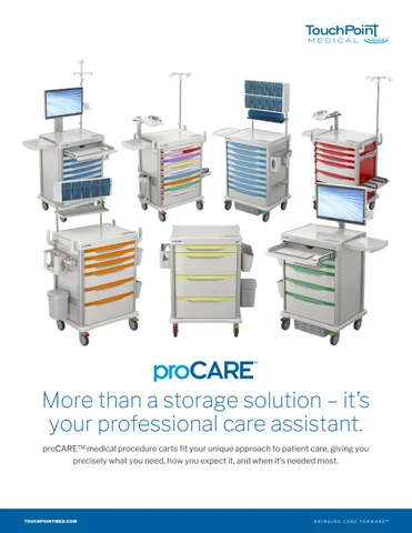 proCare Procedure Carts 家具手册