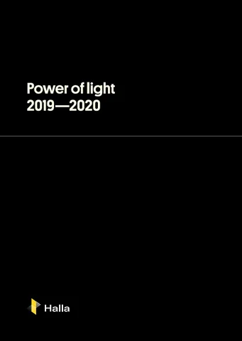 Halla 灯饰目录 2019 - 2020