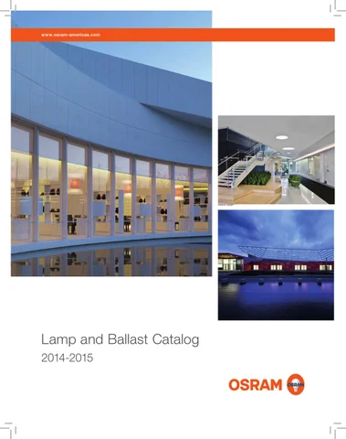 Brink Licht Final 灯饰目录 february 2015 灯 and ballast Osram