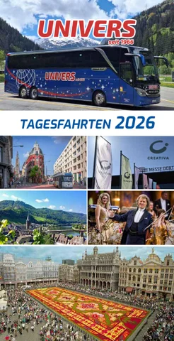 UNIVERS Tagesfahrten 2026
