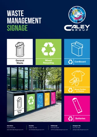 The Caley Group - Waste Management Signage