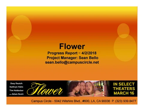 Flower Report 2